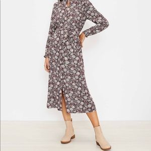 Floral Ruffle Shirtdress (XL)